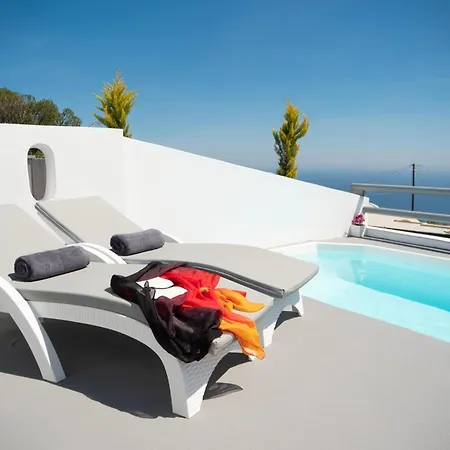 Magnificent Santorini | Euphoria | 1 Bedroom | Furnished Terrace With Private Pool | Stunning Sea Views | 아파트