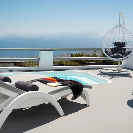 Magnificent Santorini | Euphoria | 1 Bedroom | Furnished Terrace With Private Pool | Stunning Sea Views | 아파트 *
