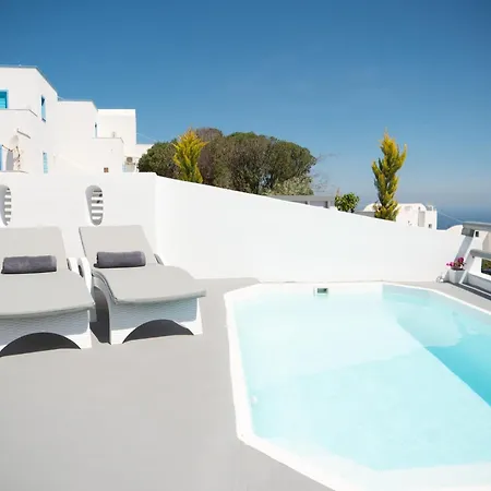 아파트 Magnificent Santorini | Euphoria | 1 Bedroom | Furnished Terrace With Private Pool | Stunning Sea Views | 이메로비글리
